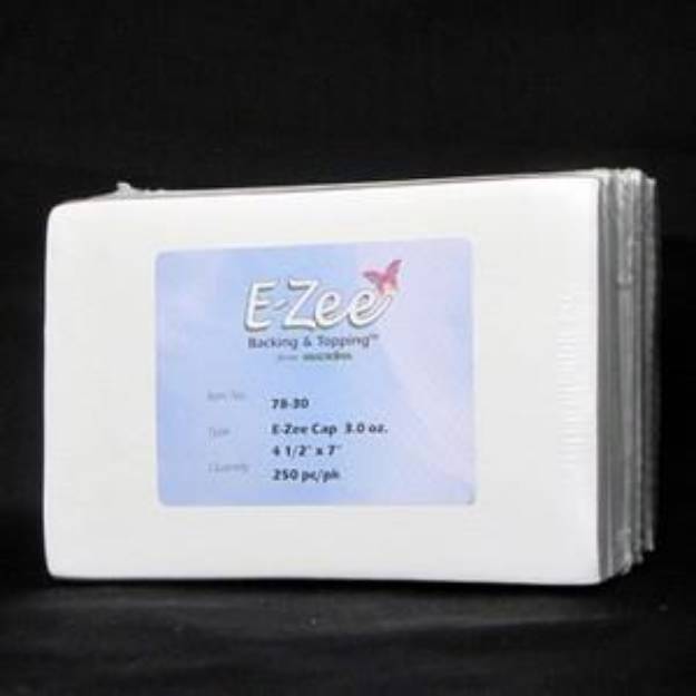 Picture of 78-30 E-ZEE CAP 3.0oz: 4.5inX7in 250/pk WHITE Embroidery Backing