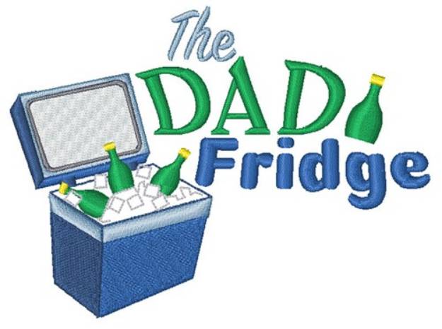 Picture of Cooler The Dad Fridge Machine Embroidery Design
