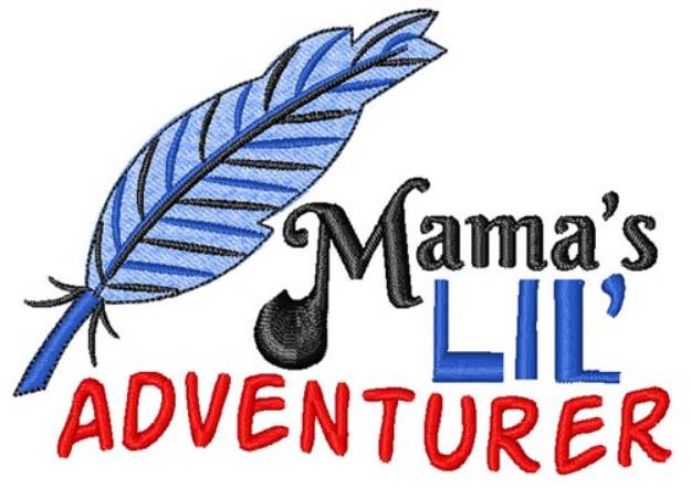 Picture of Mamas lil adventurer Machine Embroidery Design