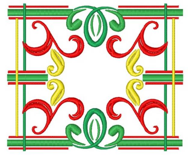 Picture of Holiday Pattern Machine Embroidery Design