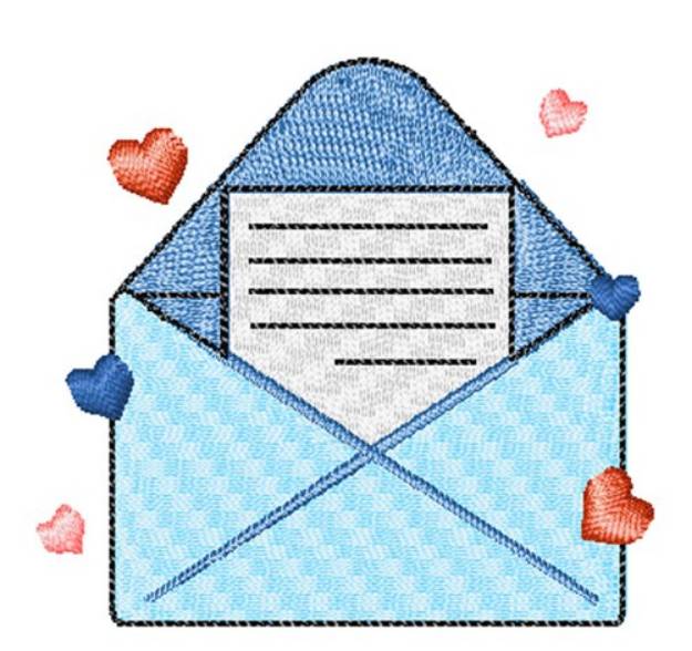 Picture of Love Letter Machine Embroidery Design