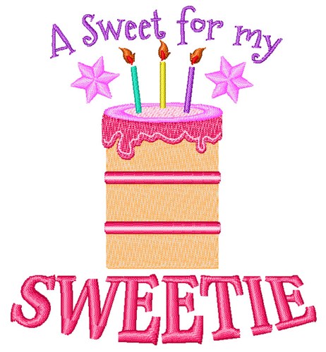 Sweet For My Sweetie Machine Embroidery Design