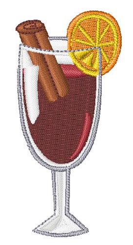 Mulled Wine Machine Embroidery Design