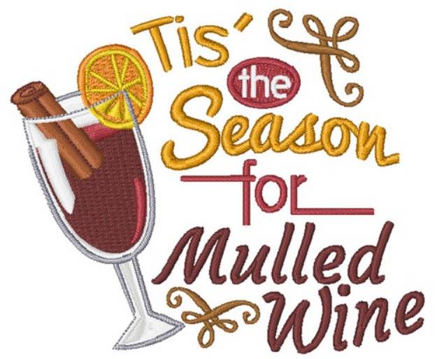 Picture of Mulled Wine Season Machine Embroidery Design