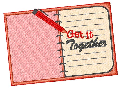 Get It Together Machine Embroidery Design
