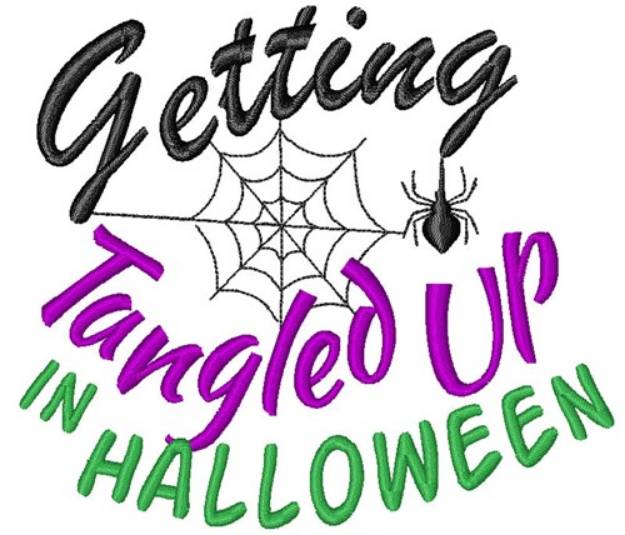 Picture of Tangled Up In Halloween Machine Embroidery Design