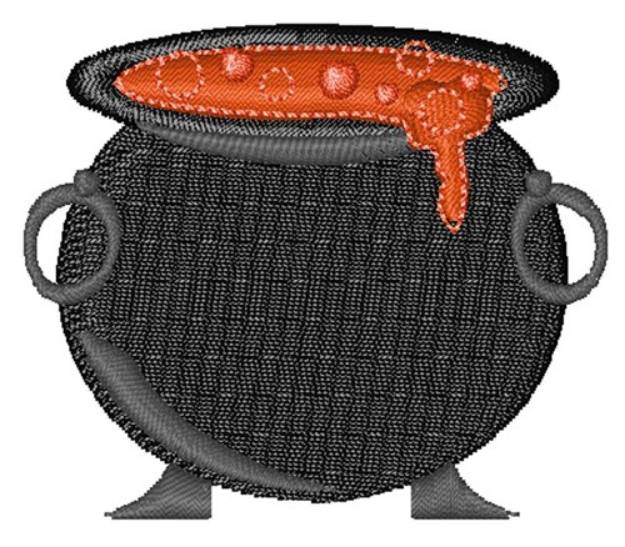 Picture of Witches Cauldron Machine Embroidery Design