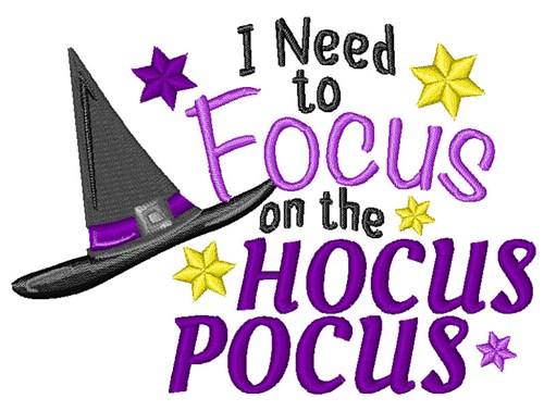 Focus On Hocus Pocus Machine Embroidery Design