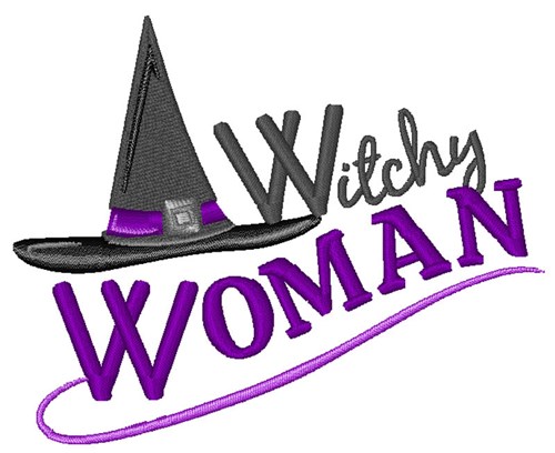 Witchy Woman Machine Embroidery Design