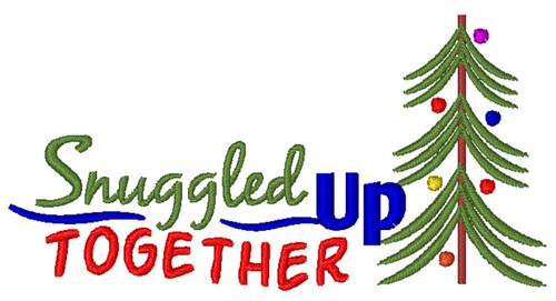 Snuggled Up Together Machine Embroidery Design