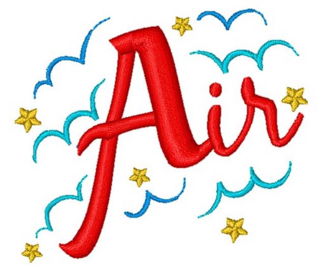 Picture of Air Machine Embroidery Design