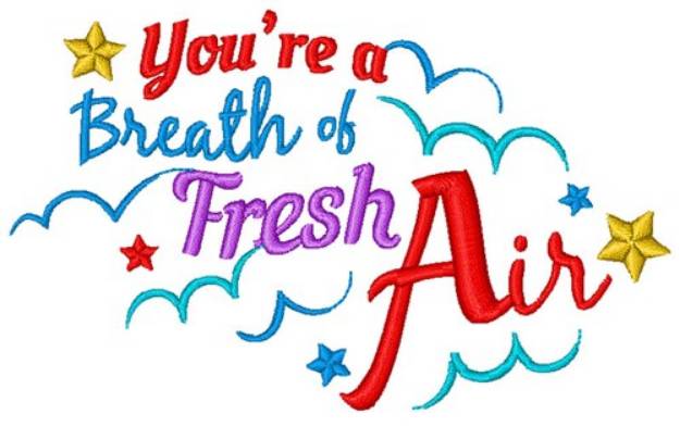 Picture of Breath Of Fresh Air Machine Embroidery Design