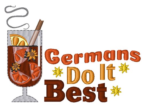 Germans Do It Best Machine Embroidery Design