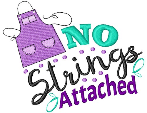 No Strings Attached Machine Embroidery Design