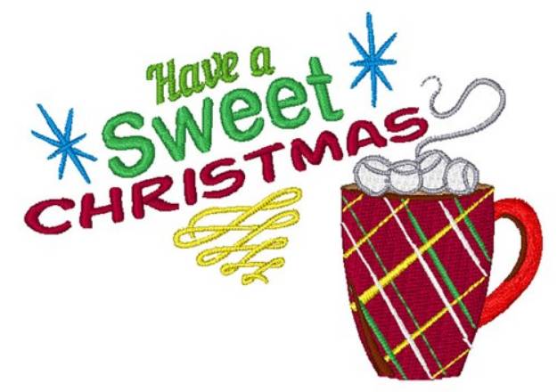 Picture of Have A Sweet Christmas Machine Embroidery Design