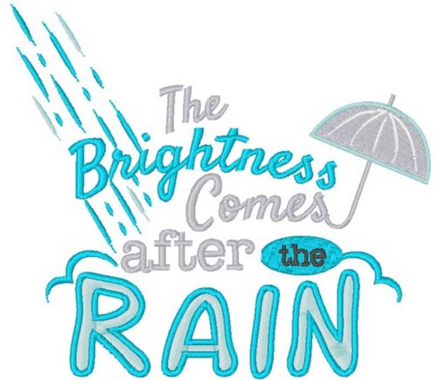 Picture of Brightness After The Rain Machine Embroidery Design