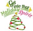 Picture of Holiday Spirit Machine Embroidery Design