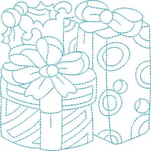 Picture of Gift Quilt Block Machine Embroidery Design
