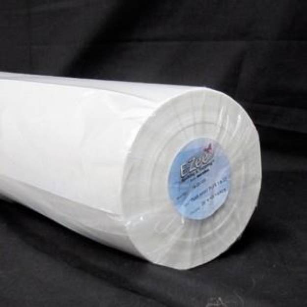Picture of E-Zee Tear Plus - Crisp 1.8 oz - ROLL WHITE Embroidery Backing