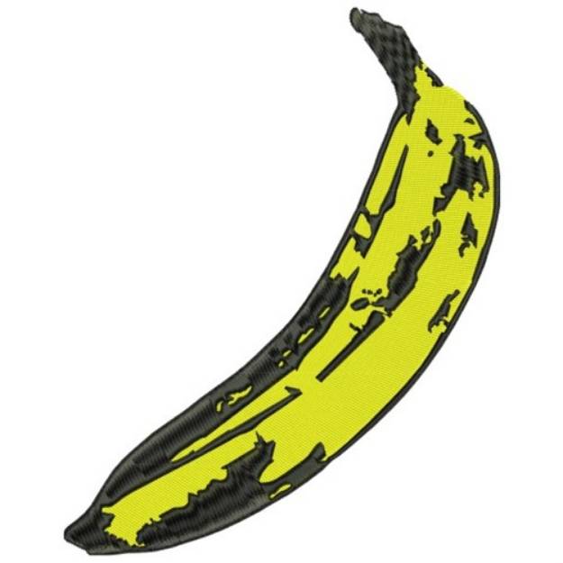 Picture of Andy Worhol Banana Machine Embroidery Design
