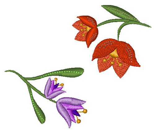 Floral Base Machine Embroidery Design