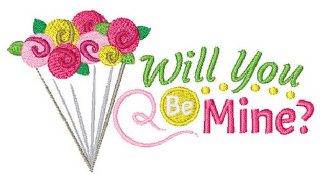 Picture of Will You Be Mine? Machine Embroidery Design