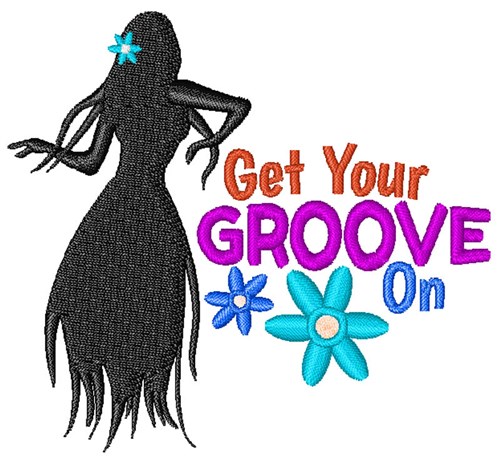 Get Your Groove On Machine Embroidery Design