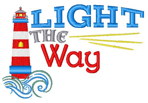 Light The Way Machine Embroidery Design