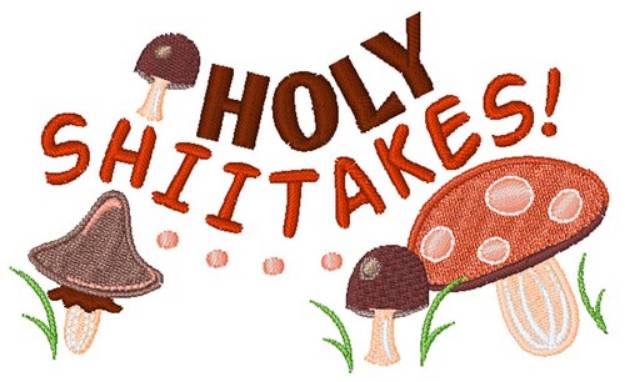 Picture of Holy Shiitakes! Machine Embroidery Design
