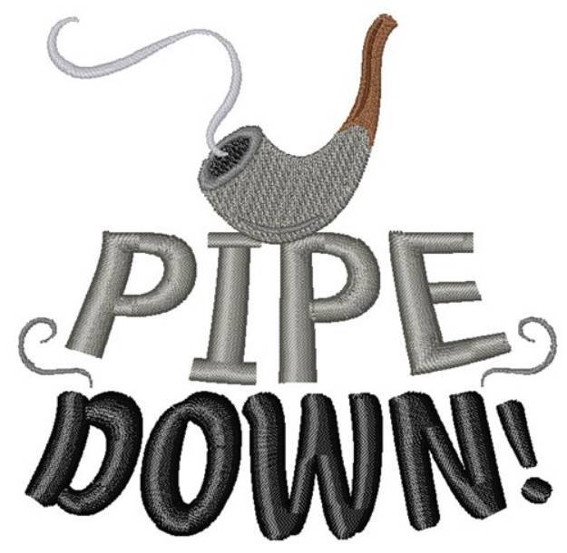 Picture of Pipe Down! Machine Embroidery Design