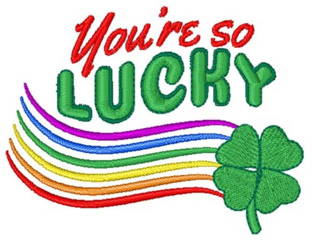 Picture of Youre So Lucky Machine Embroidery Design