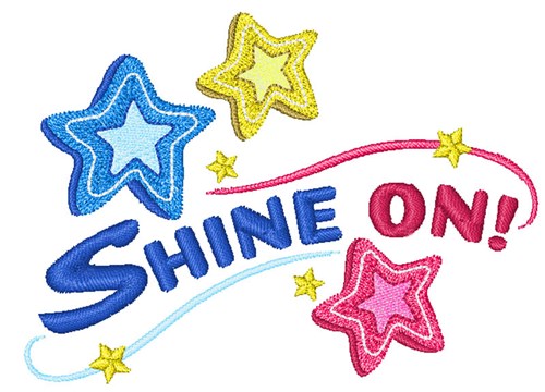 Shine On! Machine Embroidery Design