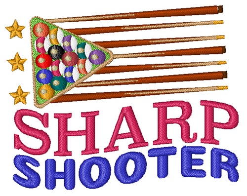 Sharp Shooter Machine Embroidery Design