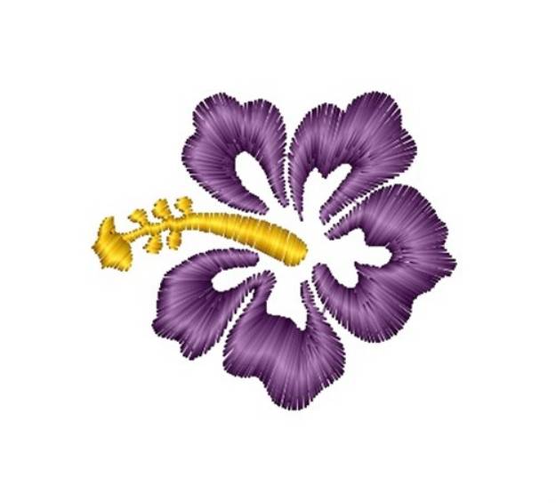 Picture of Hawaiian Flower Machine Embroidery Design
