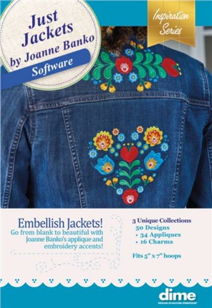 Picture of Just Jackets by Joanne Banko Embroidery Design Collections