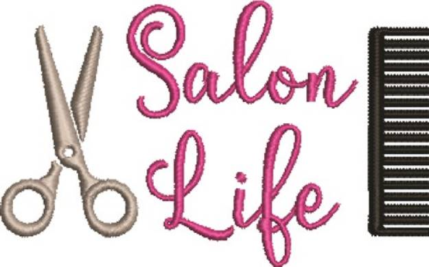 Picture of Salon Life Machine Embroidery Design