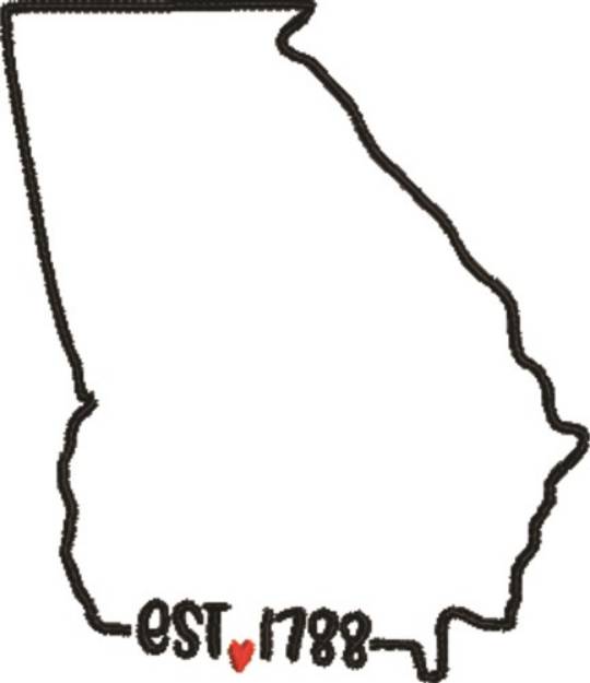 Picture of Georgia Outline