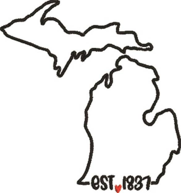 Picture of Michigan Outline