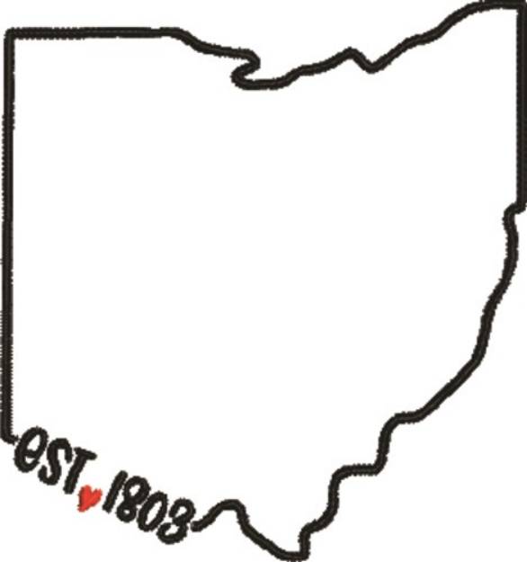 Picture of Ohio Outline
