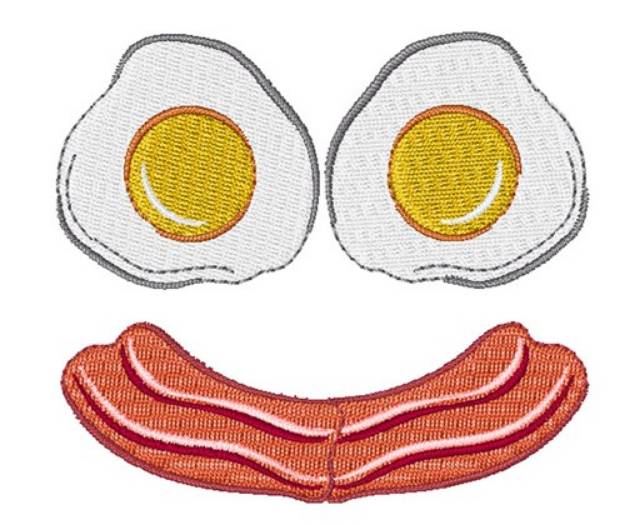 Picture of Bacon & Eggs Machine Embroidery Design