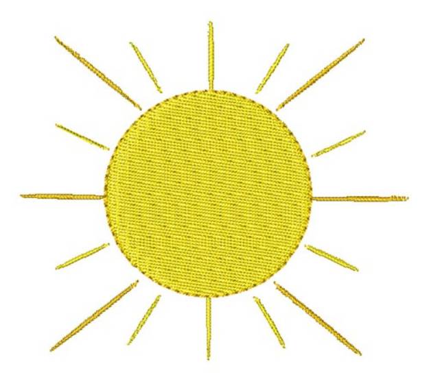 Picture of Sunshine & Happiness Machine Embroidery Design