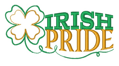 Irish Pride Machine Embroidery Design