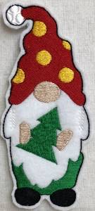 Picture of ITH Christmas Gnome Swag 6  Machine Embroidery Design