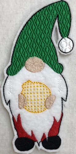 ITH Christmas Gnome Swag 5 Machine Embroidery Design