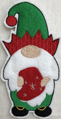 ITH Christmas Gnome Swag 1 Machine Embroidery Design