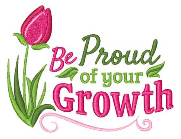 Picture of Be Proud Machine Embroidery Design