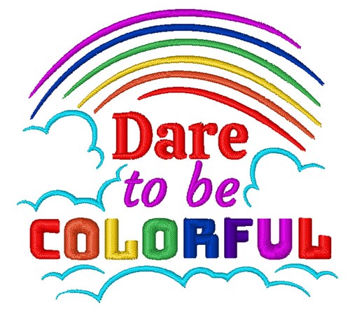 Be Colorful Machine Embroidery Design