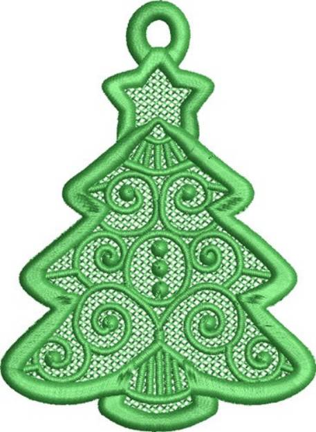 Picture of FSL Holiday Tree Machine Embroidery Design