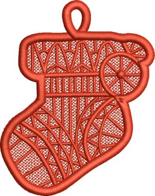 Picture of FSL Holiday Stocking Machine Embroidery Design