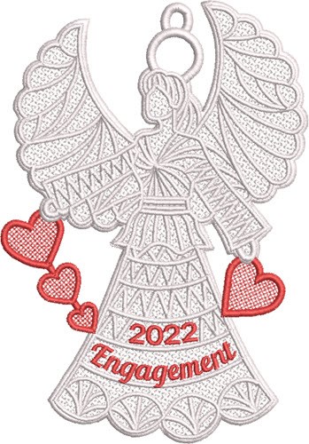 FSL Angel Engagement 2022 Machine Embroidery Design